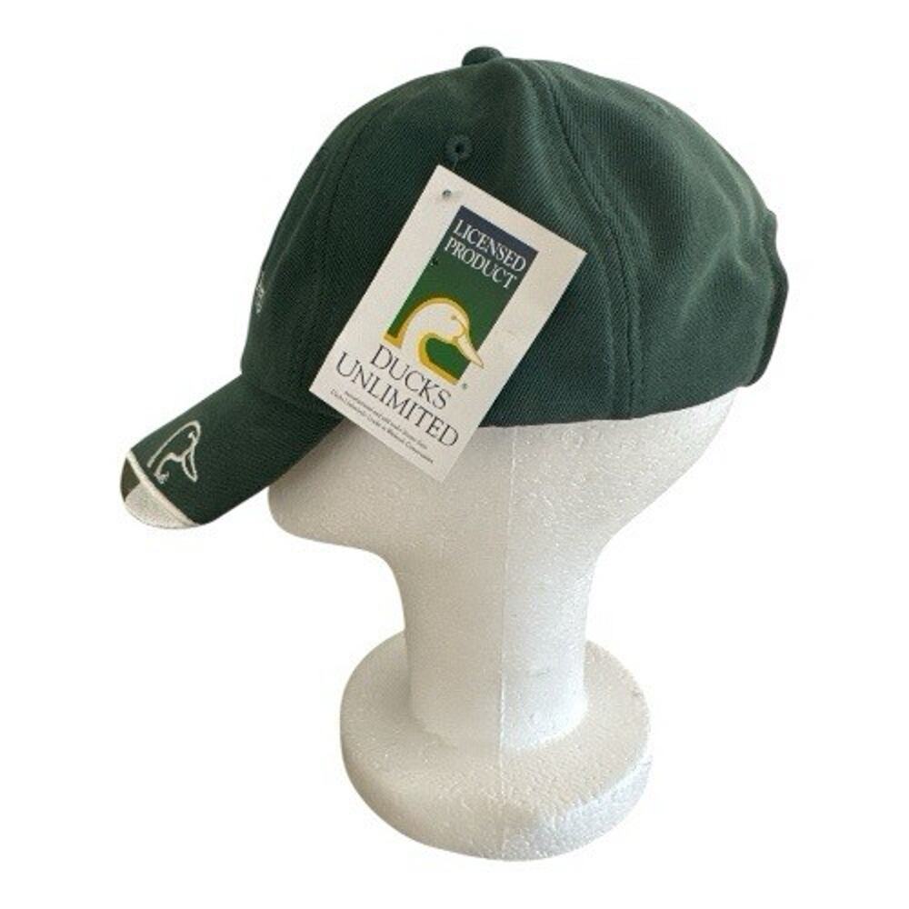 Ducks Unlimited Golf Hat Strapback Adjustable Green Embroidered Classic NWT